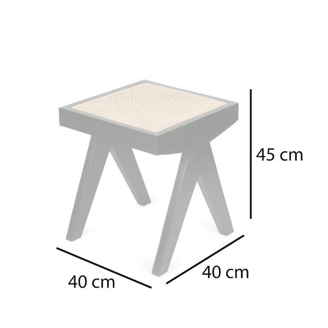 Hocker B.T.H. Flats 1 Dunkelbraun - Detjer - DesignWe.Love