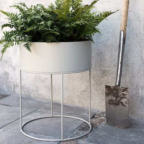 Plant Box Rund Cashmere - ferm LIVING - DesignWe.Love