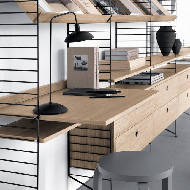 Regalboden einzeln 78x30cm Eiche - Regalsystem - String Furniture - DesignWe.Love